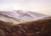 Caspar David Friedrich Riesengebirge oil painting reproduction